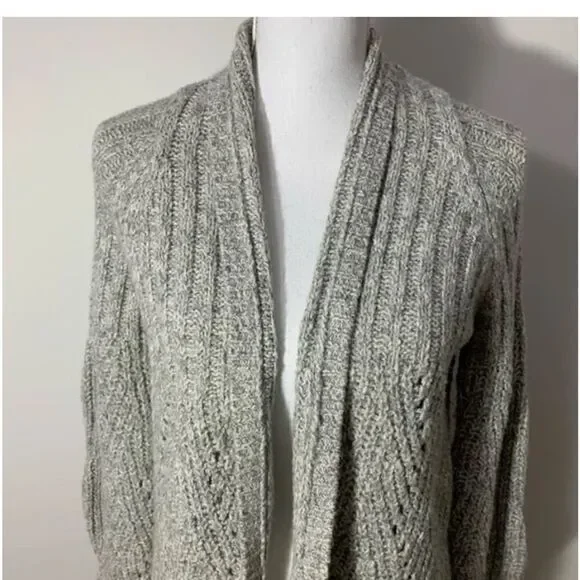 CAbi | Gray Cathedral Open Cardigan Style 3472 | L - Picture 6 of 7